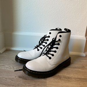 Dr. Martens White Luana Women's Boots